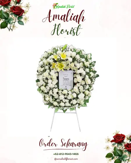 Krans Bunga Duka Banyukembar